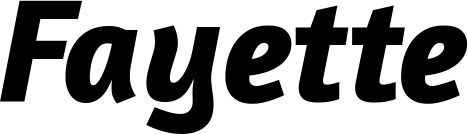 Vorschau des Bootsnamens "Fayette" als Schriftzug für "Bootsbeschriftung Kursiv 01"