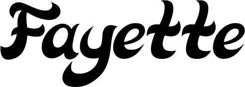 Vorschau des Bootsnamens "Fayette" als Schriftzug für "Bootsbeschriftung Klassisch 33"