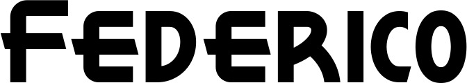 Vorschau des Bootsnamens "Federico" als Schriftzug für "Bootsbeschriftung Neu 26"
