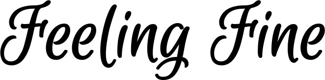 Vorschau des Bootsnamens "Feeling Fine" als Schriftzug für "Bootsbeschriftung Klassisch 105"