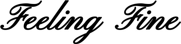 Vorschau des Bootsnamens "Feeling Fine" als Schriftzug für "Bootsbeschriftung Klassisch 107"