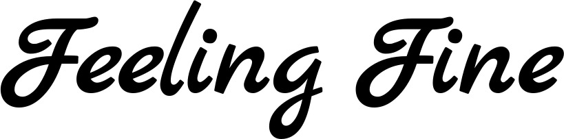 Vorschau des Bootsnamens "Feeling Fine" als Schriftzug für "Style Klassisch 45"