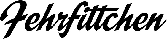 Vorschau des Bootsnamens "Fehrfittchen" als Schriftzug für "Bootsbeschriftung Klassisch 29"