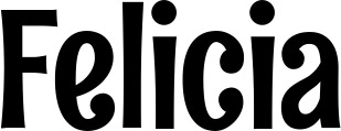 Vorschau des Bootsnamens "Felicia" als Schriftzug für "Bootsbeschriftung Neu 68"