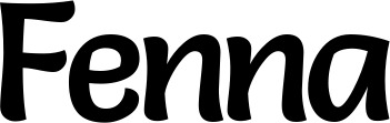 Vorschau des Bootsnamens "Fenna" als Schriftzug für "Style Klassisch 94"
