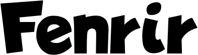 Vorschau des Bootsnamens "Fenrir" als Schriftzug für "Bootsbeschriftung Neu 48"