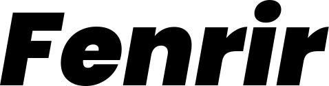 Vorschau des Bootsnamens "Fenrir" als Schriftzug für "Bootsbeschriftung Kursiv 08"