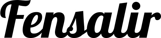 Vorschau des Bootsnamens "Fensalir" als Schriftzug für "Bootsbeschriftung Neu 60"