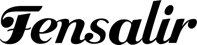 Vorschau des Bootsnamens "Fensalir" als Schriftzug für "Bootsbeschriftung Klassisch 26"
