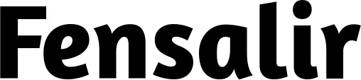 Vorschau des Bootsnamens "Fensalir" als Schriftzug für "Bootsbeschriftung Fett 09"