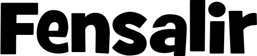 Vorschau des Bootsnamens "Fensalir" als Schriftzug für "Bootsbeschriftung Klassisch 22"