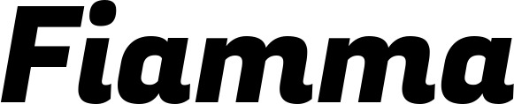 Vorschau des Bootsnamens "Fiamma" als Schriftzug für "Bootsbeschriftung Kursiv 04"