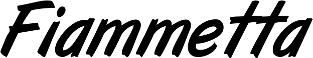 Vorschau des Bootsnamens "Fiammetta" als Schriftzug für "Bootsbeschriftung Klassisch 38"