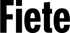 Vorschau des Bootsnamens "Fiete" als Schriftzug für "Bootsbeschriftung Fett 25"