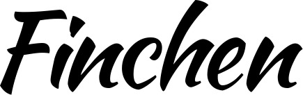 Vorschau des Bootsnamens "Finchen" als Schriftzug für "Bootsbeschriftung Klassisch 73"