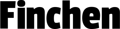 Vorschau des Bootsnamens "Finchen" als Schriftzug für "Bootsbeschriftung Fett 30"