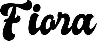 Vorschau des Bootsnamens "Fiora" als Schriftzug für "Bootsbeschriftung Klassisch 41"