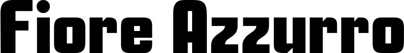 Vorschau des Bootsnamens "Fiore Azzurro" als Schriftzug für "Bootsbeschriftung Neu 11"