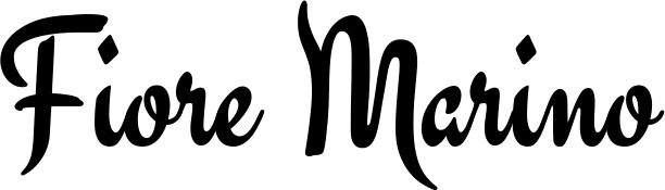 Vorschau des Bootsnamens "Fiore Marino" als Schriftzug für "Bootsbeschriftung Klassisch 63"