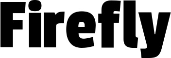 Vorschau des Bootsnamens "Firefly" als Schriftzug für "Bootsbeschriftung Fett 30"