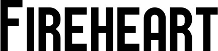 Vorschau des Bootsnamens "Fireheart" als Schriftzug für "Bootsbeschriftung Neu 43"