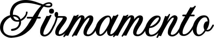 Vorschau des Bootsnamens "Firmamento" als Schriftzug für "Bootsbeschriftung Klassisch 70"
