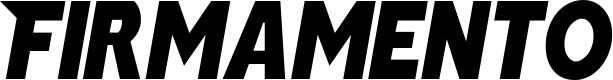 Vorschau des Bootsnamens "Firmamento" als Schriftzug für "Bootsbeschriftung Neu 15"