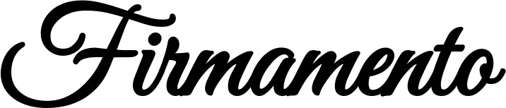 Vorschau des Bootsnamens "Firmamento" als Schriftzug für "Bootsbeschriftung Klassisch 68"