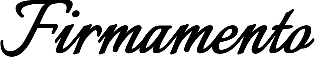 Vorschau des Bootsnamens "Firmamento" als Schriftzug für "Bootsbeschriftung Klassisch 58"