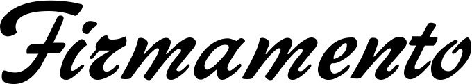 Vorschau des Bootsnamens "Firmamento" als Schriftzug für "Bootsbeschriftung Klassisch 12"