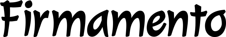 Vorschau des Bootsnamens "Firmamento" als Schriftzug für "Bootsbeschriftung Klassisch 72"