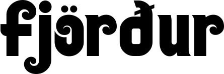 Vorschau des Bootsnamens "Fjörður" als Schriftzug für "Bootsbeschriftung Neu 32"
