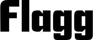 Vorschau des Bootsnamens "Flagg" als Schriftzug für "Bootsbeschriftung Neu 11"