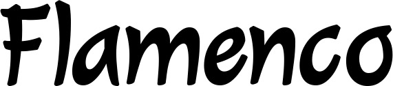 Vorschau des Bootsnamens "Flamenco" als Schriftzug für "Bootsbeschriftung Klassisch 72"