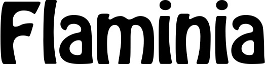 Vorschau des Bootsnamens "Flaminia" als Schriftzug für "Bootsbeschriftung Fett 01"