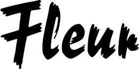 Vorschau des Bootsnamens "Fleur" als Schriftzug für "Bootsbeschriftung Neu 10"