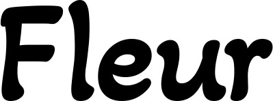 Vorschau des Bootsnamens "Fleur" als Schriftzug für "Bootsbeschriftung Klassisch 103"