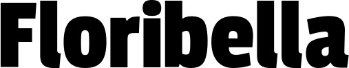 Vorschau des Bootsnamens "Floribella" als Schriftzug für "Bootsbeschriftung Fett 30"