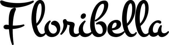 Vorschau des Bootsnamens "Floribella" als Schriftzug für "Bootsbeschriftung Klassisch 81"