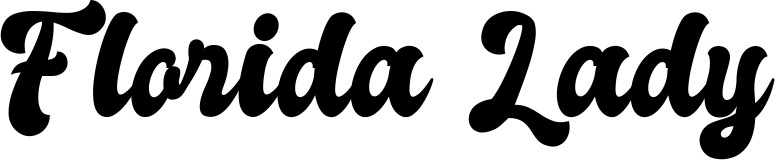 Vorschau des Bootsnamens "Florida Lady" als Schriftzug für "Bootsbeschriftung Klassisch 41"