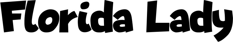 Vorschau des Bootsnamens "Florida Lady" als Schriftzug für "Bootsbeschriftung Neu 48"