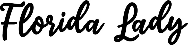 Vorschau des Bootsnamens "Florida Lady" als Schriftzug für "Bootsbeschriftung Klassisch 74"