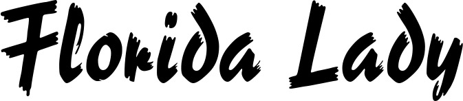 Vorschau des Bootsnamens "Florida Lady" als Schriftzug für "Bootsbeschriftung Neu 10"