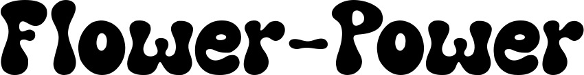 Vorschau des Bootsnamens "Flower-Power" als Schriftzug für "Bootsbeschriftung Neu 62"