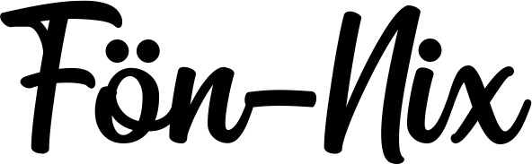 Vorschau des Bootsnamens "Fön-Nix" als Schriftzug für "Bootsbeschriftung Klassisch 43"