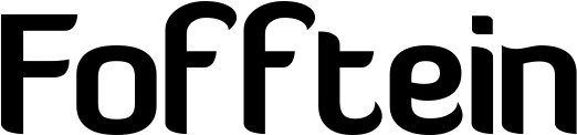 Vorschau des Bootsnamens "Fofftein" als Schriftzug für "Bootsbeschriftung Normal 06"