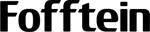Vorschau des Bootsnamens "Fofftein" als Schriftzug für "Bootsbeschriftung Fett 22"