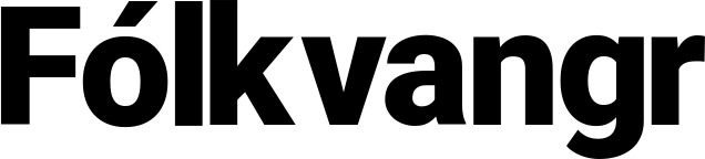 Vorschau des Bootsnamens "Fólkvangr" als Schriftzug für "Bootsbeschriftung Fett 35"