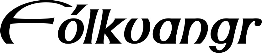 Vorschau des Bootsnamens "Fólkvangr" als Schriftzug für "Bootsbeschriftung Neu 08"