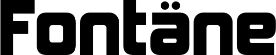 Vorschau des Bootsnamens "Fontäne" als Schriftzug für "Bootsbeschriftung Neu 25"